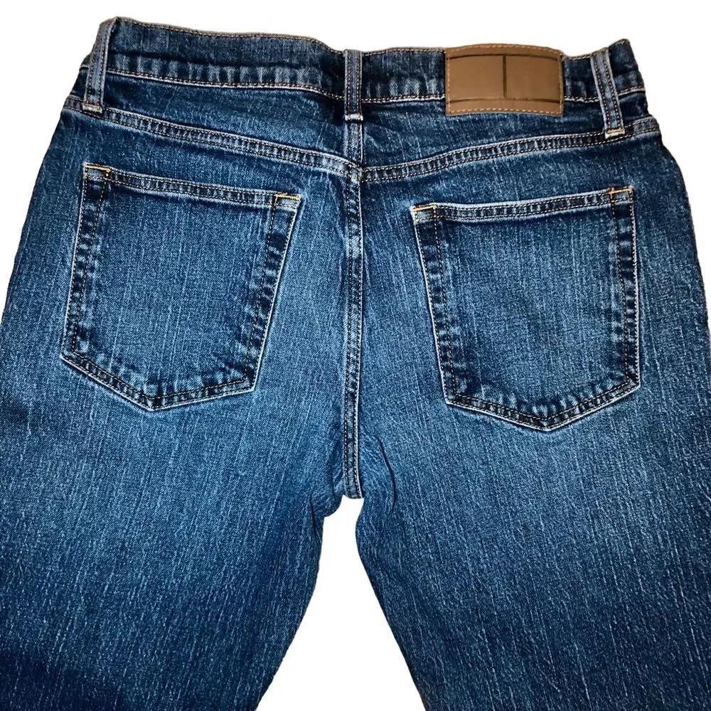 Tommy Hilfiger Men’s Straight Jeans in Dark Blue Wash Men’s 32/32